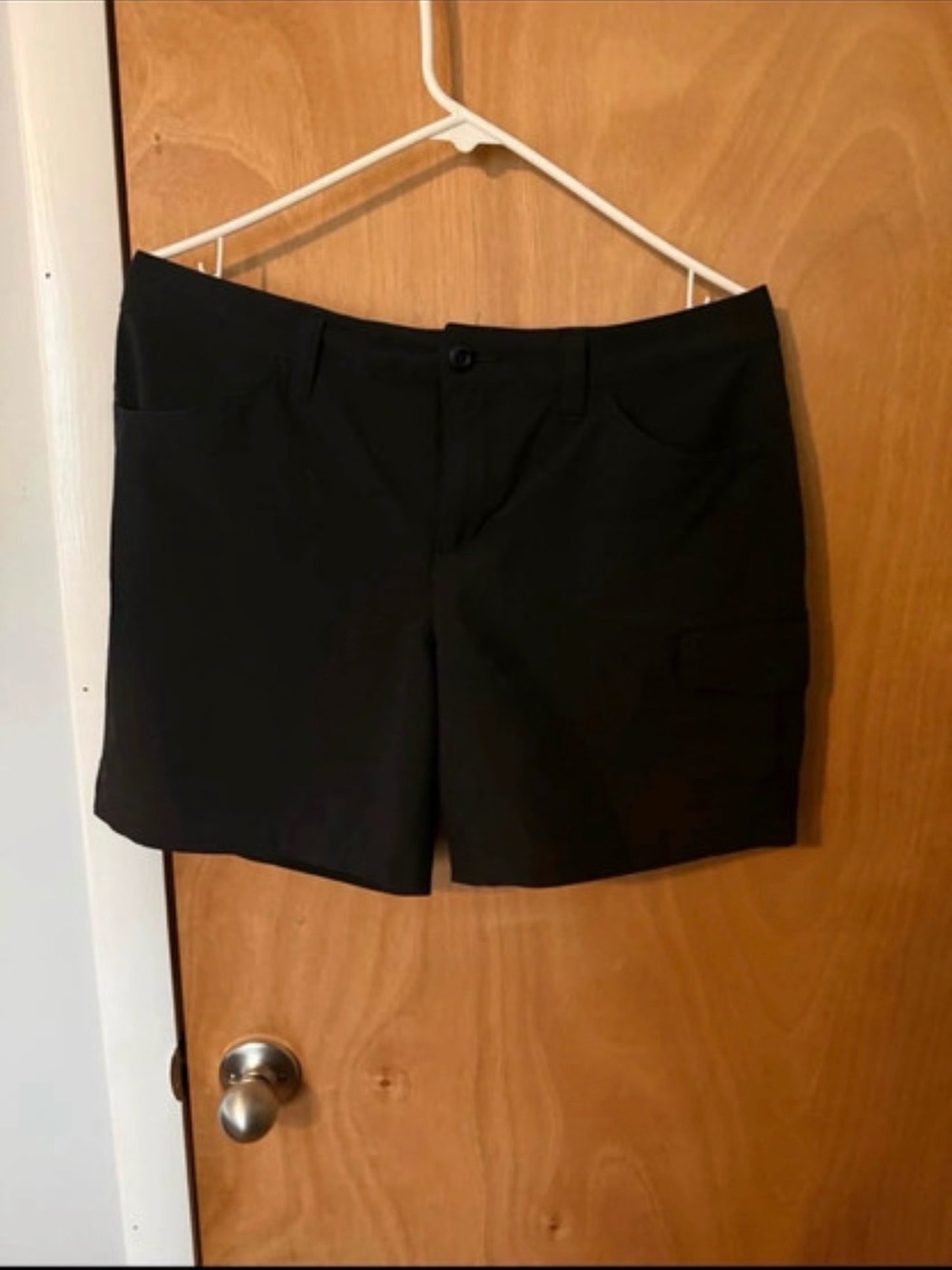 Black Women's Casual Stretch Shorts